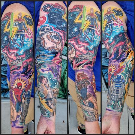 Comic/Star Wars Mash up! Tattoo Thumbnail