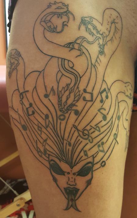 Tattoos - Musical Medusa - 126624