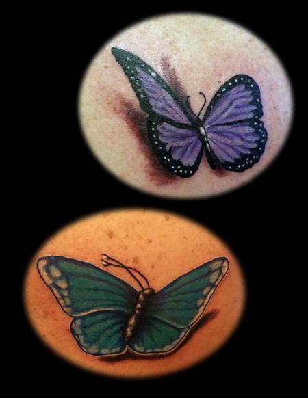Tattoos - Butterfly duo - 114226