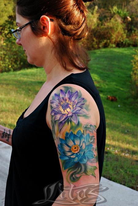 Tattoos - Zen Flowers - 99494