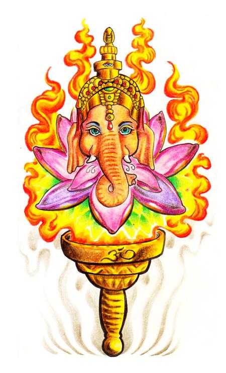 Tattoos - Ganesh - 70962
