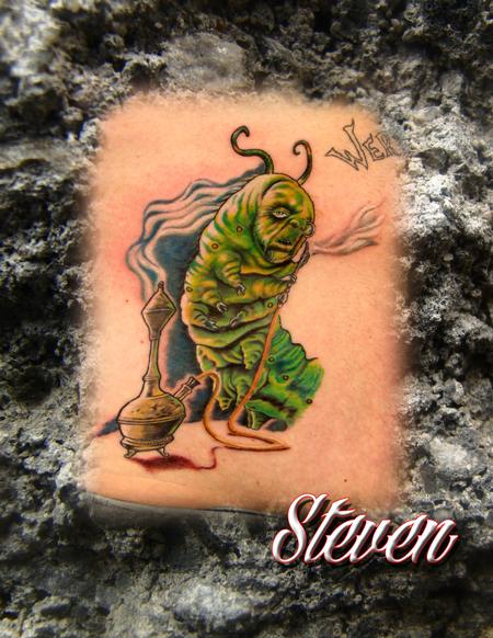 Tattoos - Hooka Worm - 77492