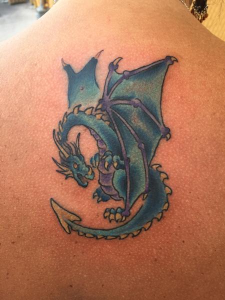 Tattoos - Blue dragon - 109045