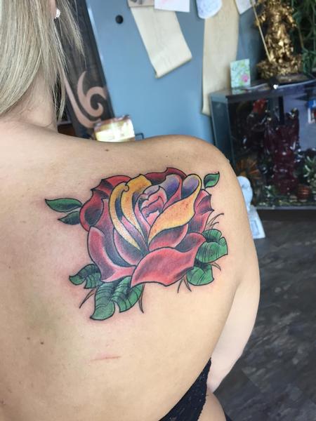 Tattoos - Brittany's rose - 109056