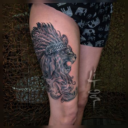 Tattoos - Lion Girl - 138000