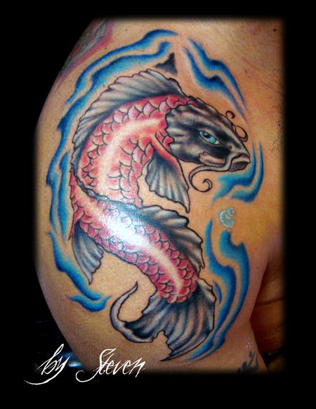 Tattoos - Red Koi - 70952