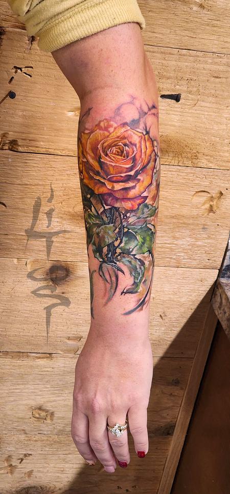 WATER ROSE Tattoo Thumbnail