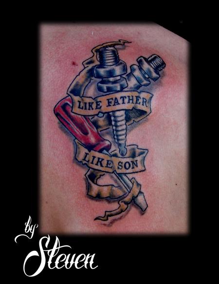 Tattoos - Like Father like Son Memorial - 73965