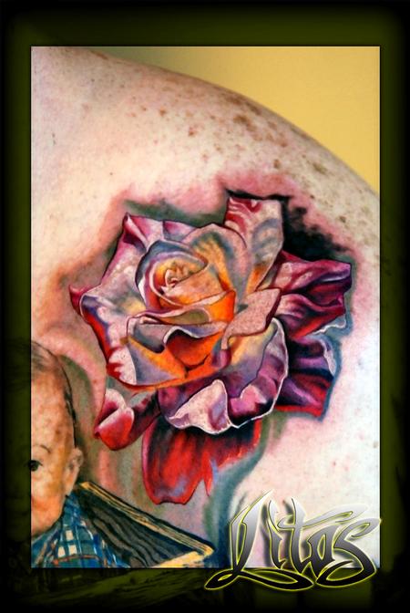 Tattoos - Glowing Rose - 76157