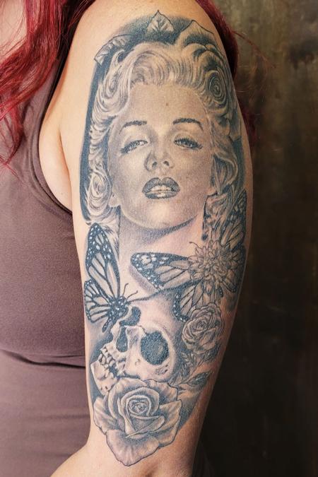 Tattoos - Healed Monroe - 144828