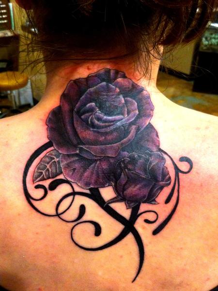 Tattoos - Rose coverup - 63340