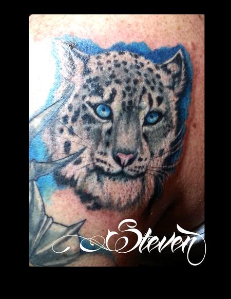 Tattoos - snow leopard - 82634