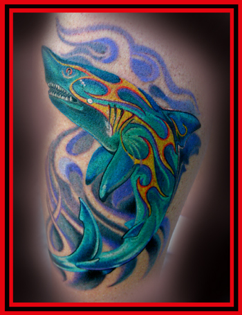 Tattoos - FIRE SHARK ! - 23308