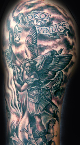 Keyword Galleries: Black and Gray Tattoos, Portrait Tattoos, Religious 