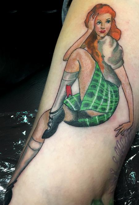 Celtic Pin-up Tattoo Thumbnail