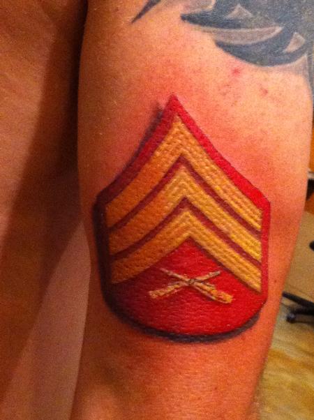 JD McGowan - Marine SGT patch