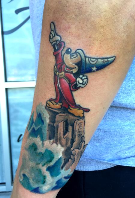 Sorcerer Mickey Tattoo Thumbnail