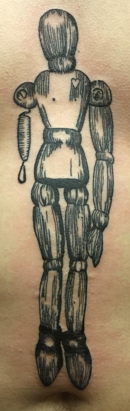 Broken man by Frank Lewis : Tattoos