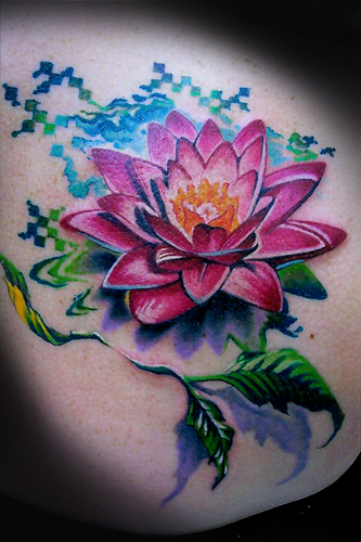 Keyword Galleries Color Tattoos Femine Tattoos Flower Tattoos