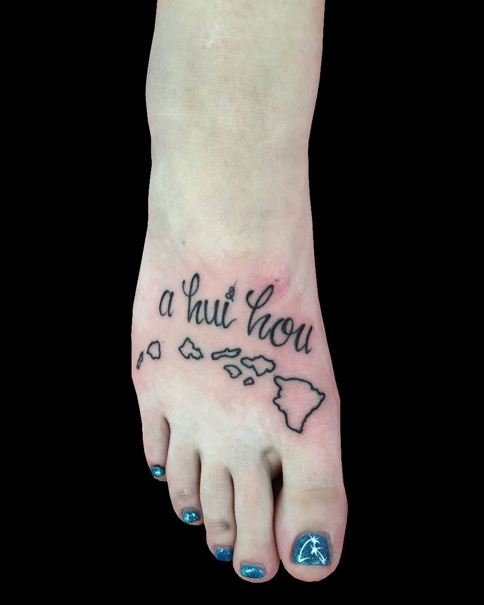 Hawaiian Island Phrase By Adam Considine Tattoonow