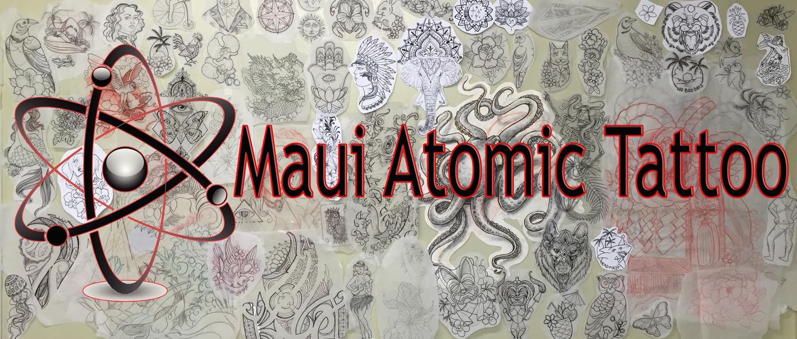 maui atomic tattoo original art page 1 maui atomic tattoo original art page 1