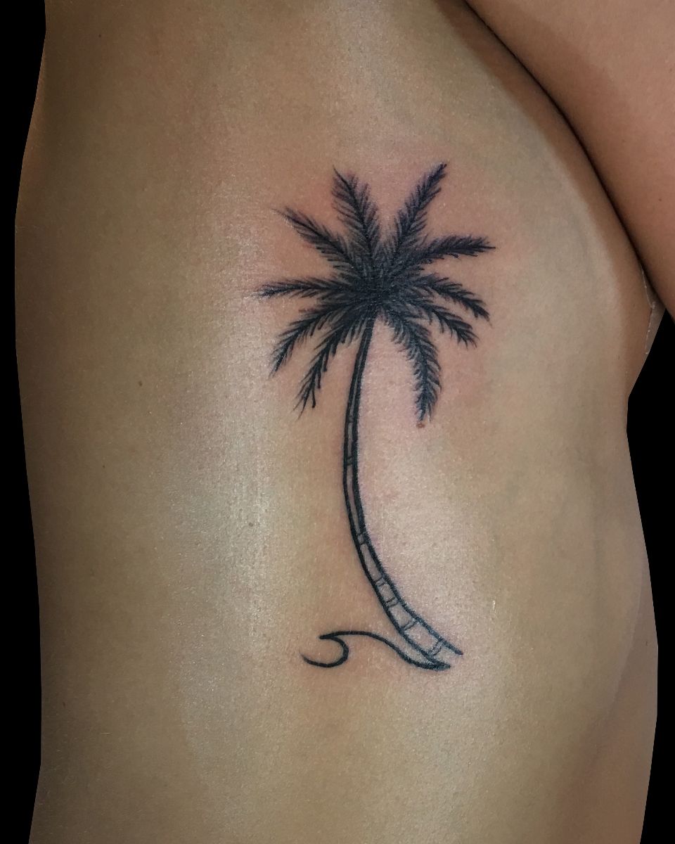 palm tree ribs by adam considine sweet trade tattoo palm tree ribs by adam considine sweet trade tattoo