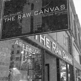 The Raw Canvas Tattoo Studio shop front