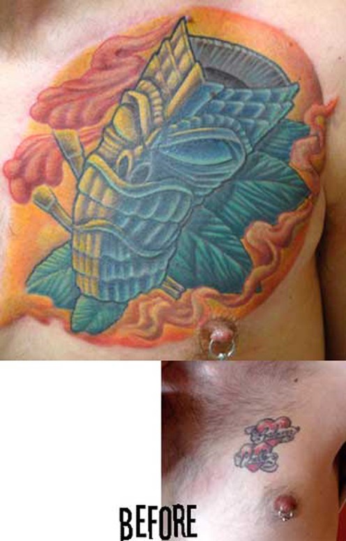 tiki head by gabriel cece tattoos tiki head by gabriel cece tattoos