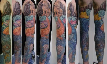 Gabriel Cece - koi sleeve