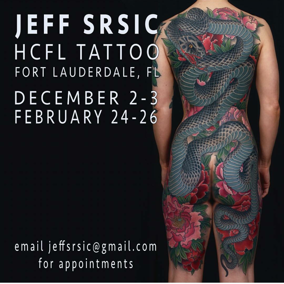 Jeff Srsic from Redletter1 in Tampa HCFL Tattoo!! HCFL Tattoo