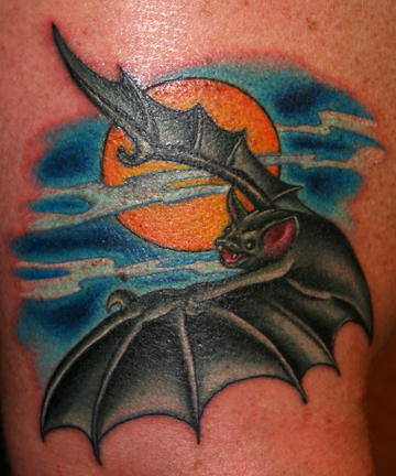 Tattoos - Tim Harris - Desmond the Bat