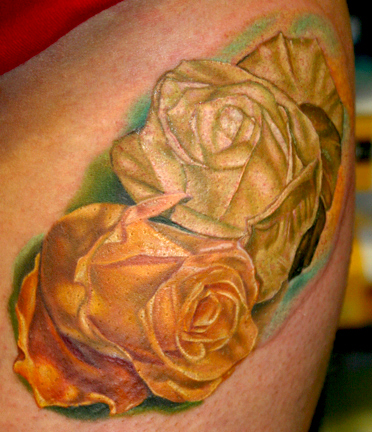 String of Roses Tattoo