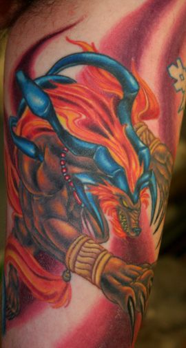 Tattoos Myth werewolf tattoo. Tattoos Myth