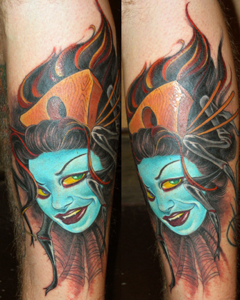 Tattoos - Nature Animal Insect tattoos - Spider Head