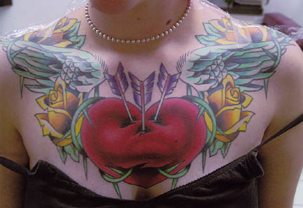 Tattoos Traditional Old School tattoos Winged heart