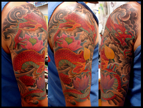 Tattoos - Julio Rodriguez - dragon