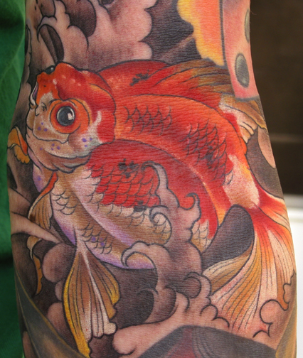 goldfish tattoo meaning. house Koi Fish Tattoo Designs