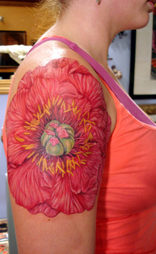 Tattoos - Julio Rodriguez - now thats a FLOWER!