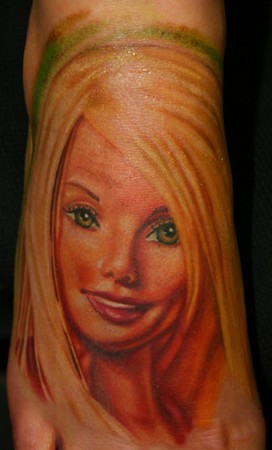 Tattoos - Barbie Portrait