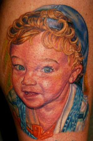 Tattoos - Tim Harris - Portrait of Elijah