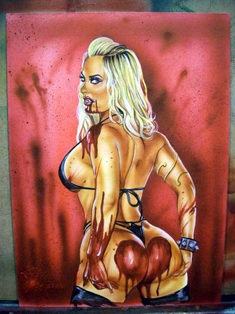 Art Galleries - Julio Rodriguez - my bloody buttcheeks
