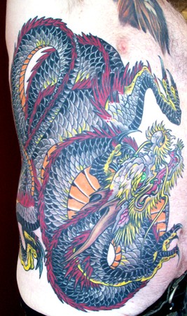 Tattoos - Julio Rodriguez - dragon