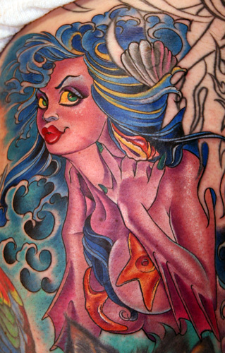 Tattoos - Pin Up tattoos - Mermaid