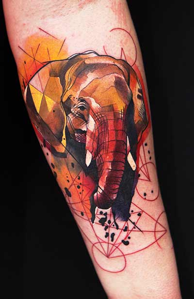 elephant tattoo