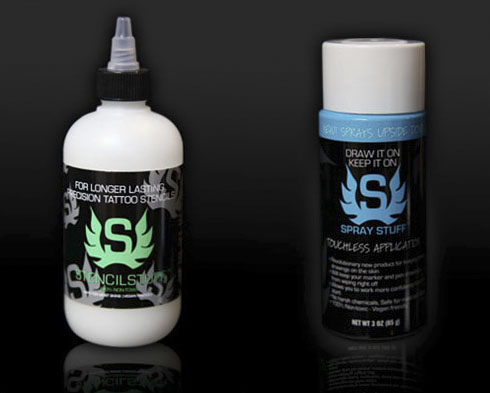 stencil stuff and spray stuff For any tattooists who regularly handle 