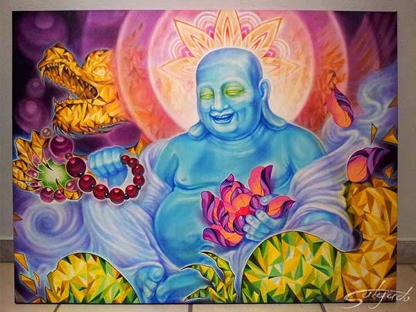 Buddha's Epiphany by Juan Salgado at the Paradise Artist Retreat