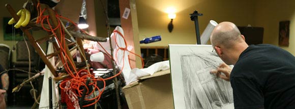 still life workshop with chris dingwell