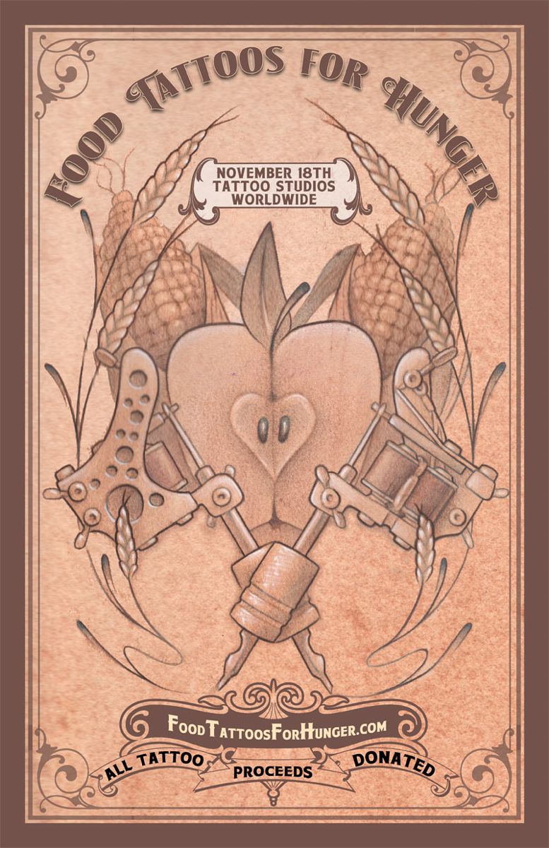 food tattoos for hunger