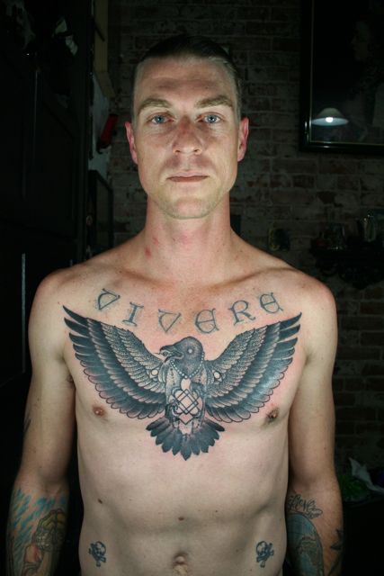 name tattoos on chest for girls. Finished Josh#39;s chest!