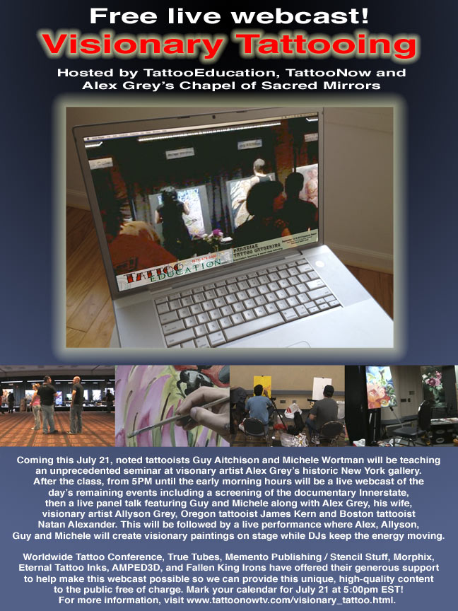 Visionary webcast with Guy Aitchison and Alex Grey